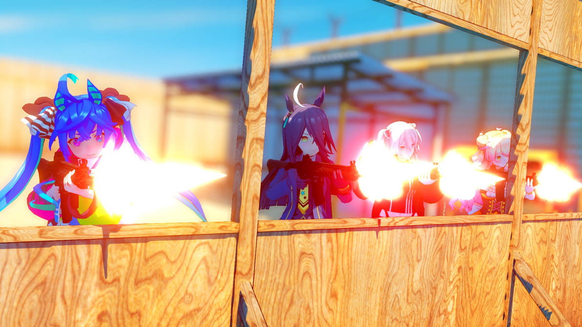 MMD Shooting Practice Machine Gun by Mist-To-Zero on DeviantArt