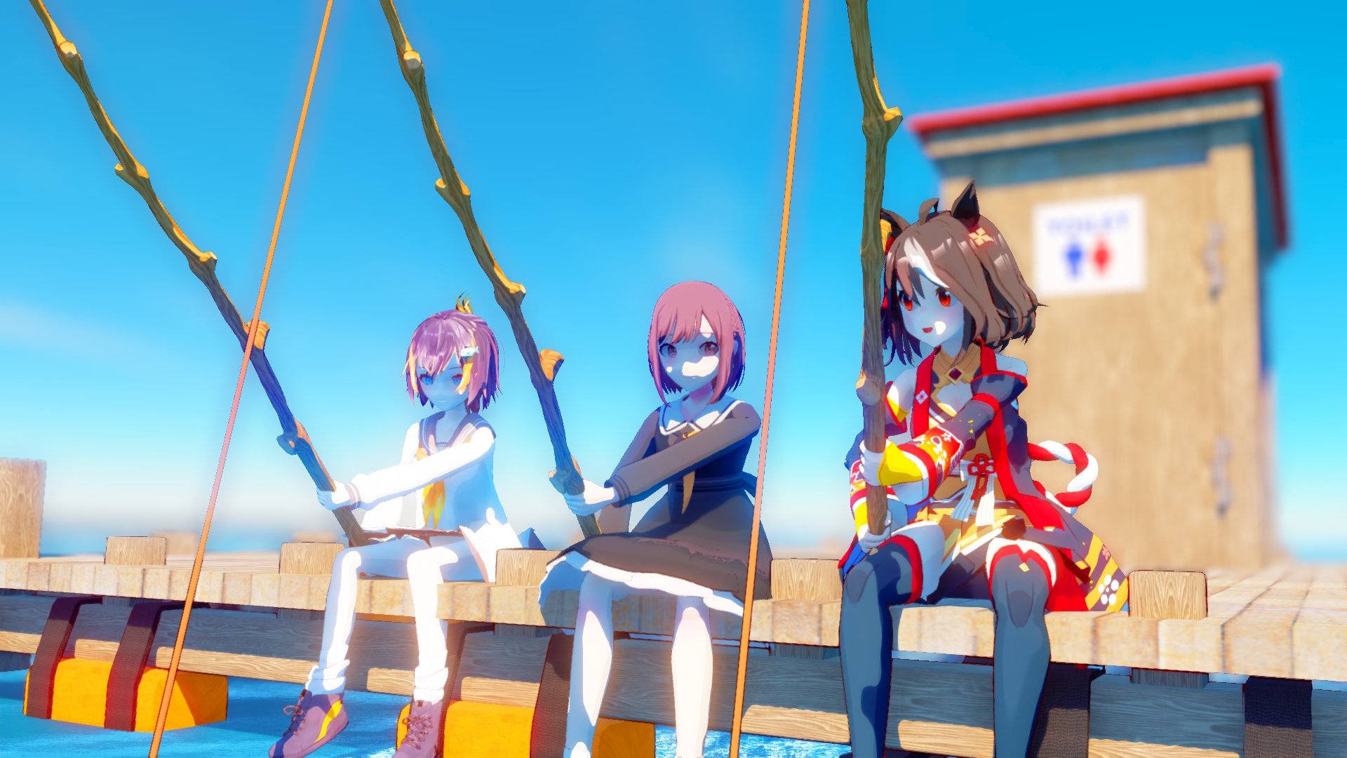 MMD Fishing Day On River by Mist-To-Zero on DeviantArt
