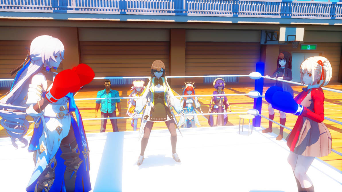 Boxing Mmd MMD Bronya VS Chisato Nishikigi (Boxing) by Mist-To-Zero on DeviantArt