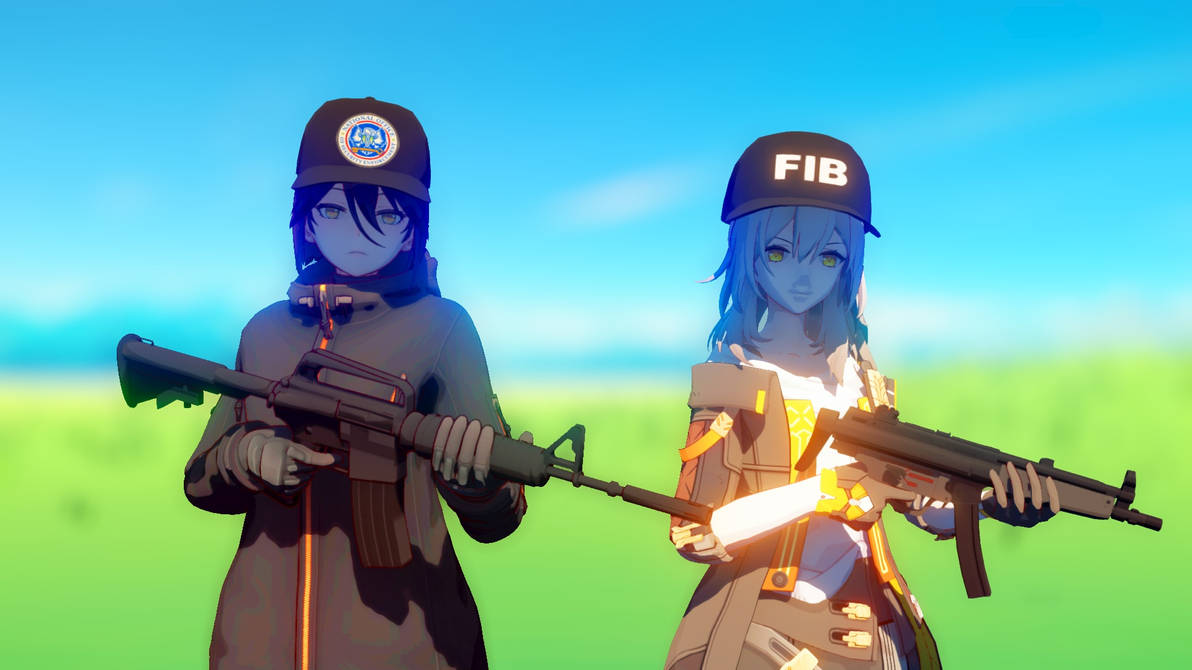 MMD Two Girl Security Gun by Mist-To-Zero on DeviantArt