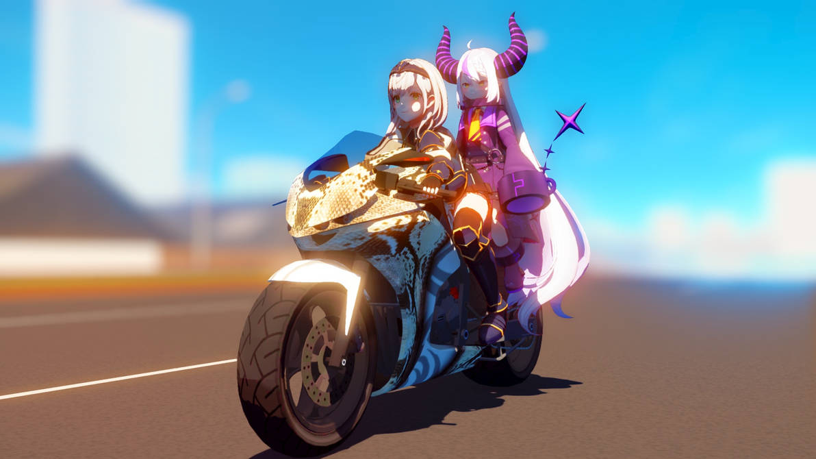 MMD Noel-San Riding Double-T Custom by Mist-To-Zero on DeviantArt