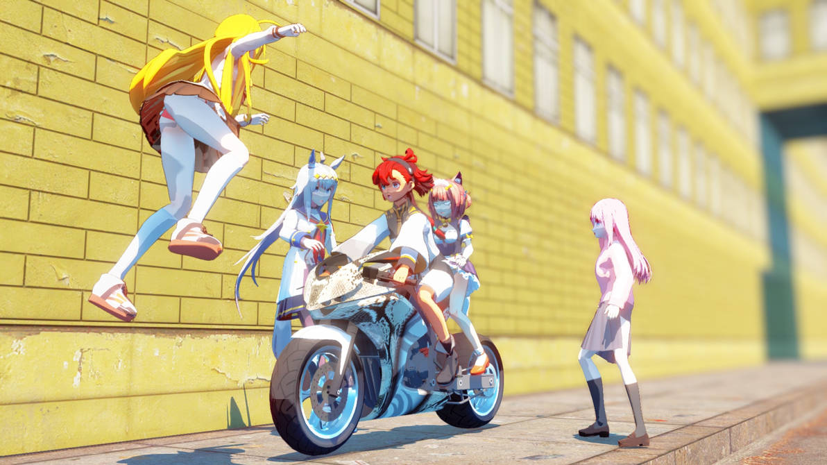 Mmd Motorcycle Riding MMD Suletta Bad Drive Motorcycle by Mist-To-Zero on DeviantArt