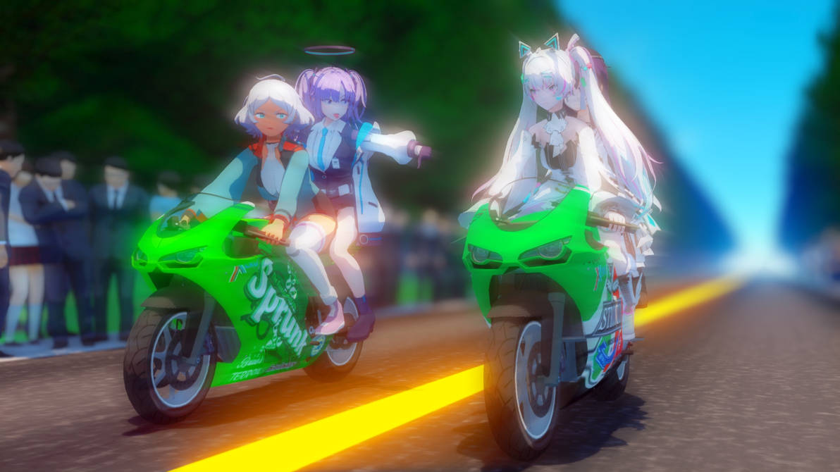 MMD Crazy Racer Bike by Mist-To-Zero on DeviantArt