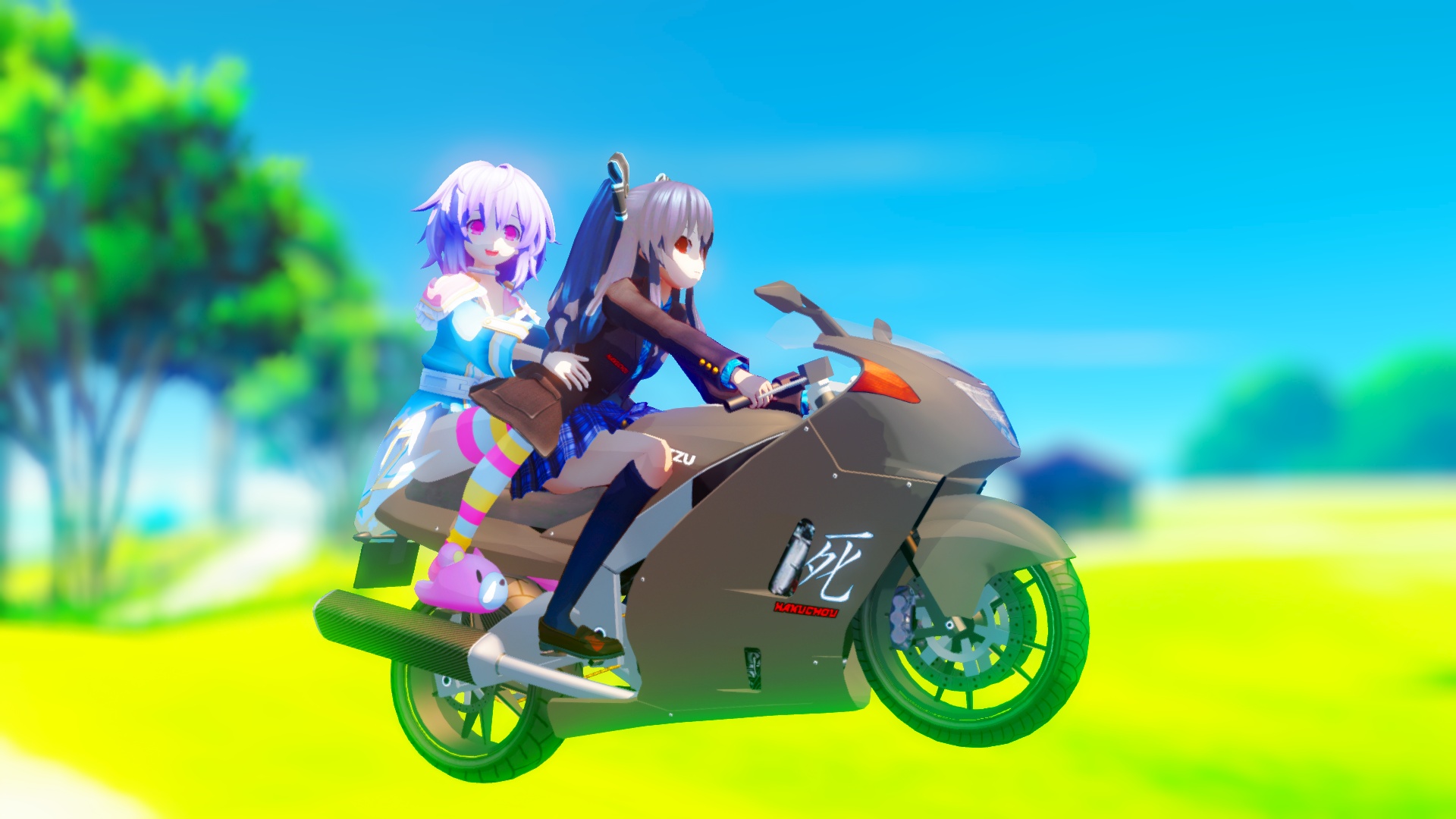 MMD Plutia Ride Motorcycle Uni's by Mist-To-Zero on DeviantArt