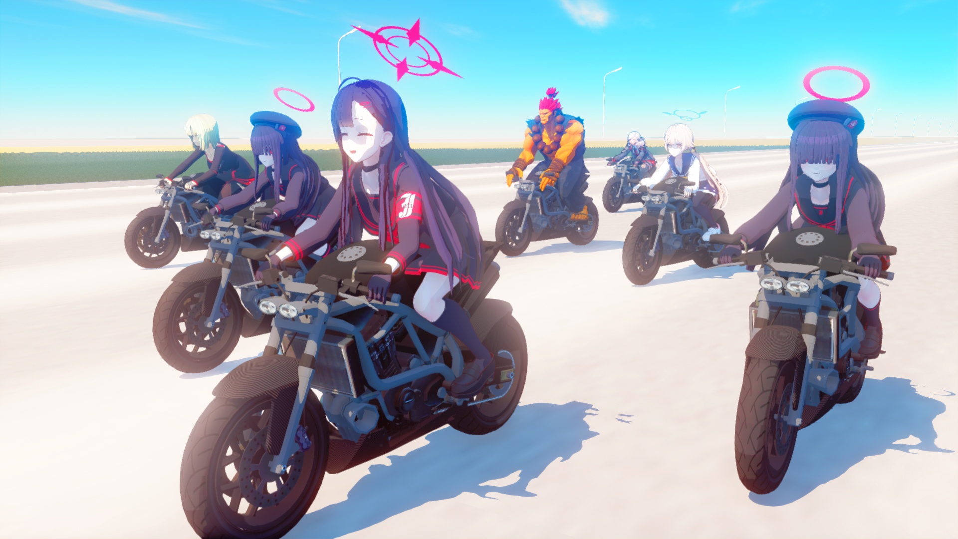MMD Dinka Akuma Ride On Road by Mist-To-Zero on DeviantArt