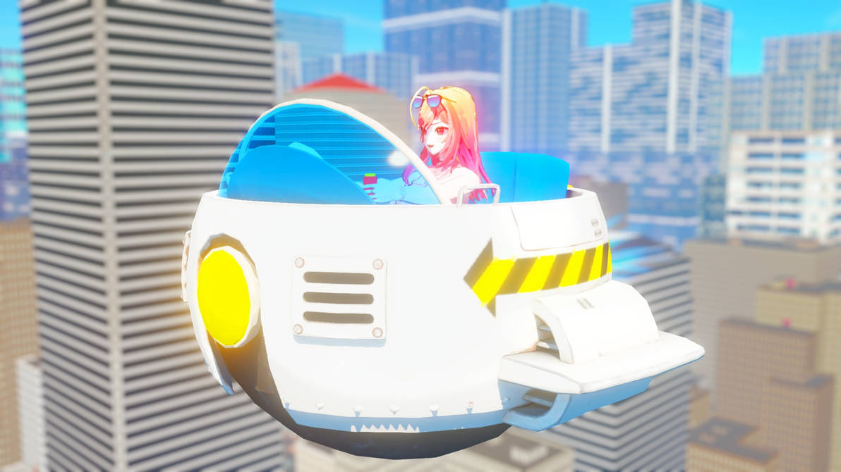 MMD Ichijou Ririka Ride Egg Mobile by Mist-To-Zero on DeviantArt