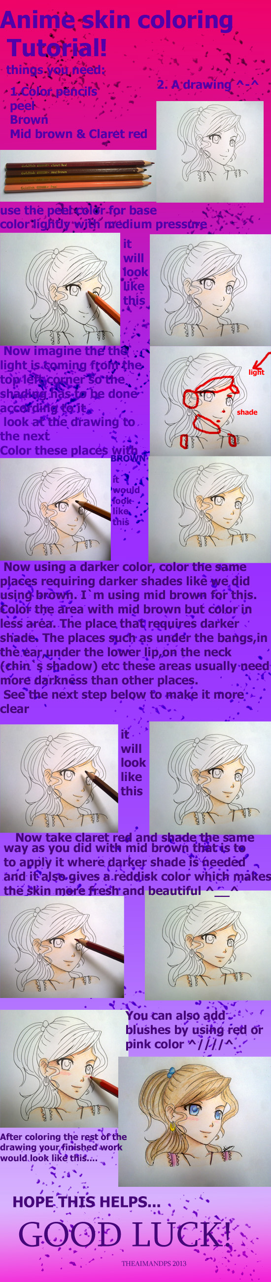 Anime Skin Coloring Tutorial by THEAIMANDPS on DeviantArt