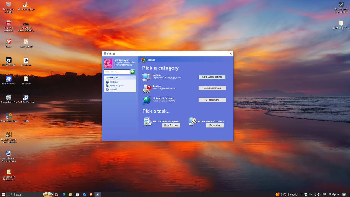 Windows 10 Settings in Windows XP Style by ThePinwheel on DeviantArt
