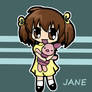 Jane and piglet