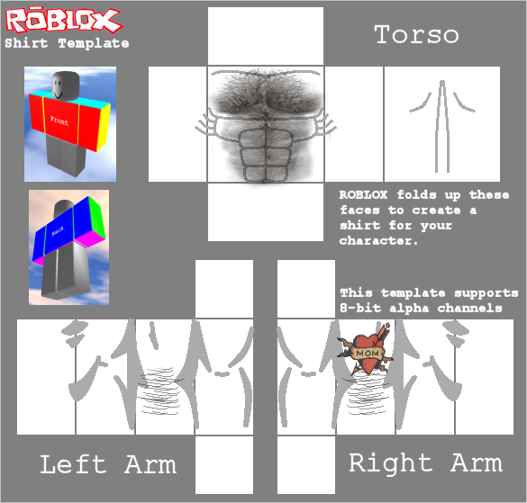 Muscle #7 Template by alvaroimanol on DeviantArt