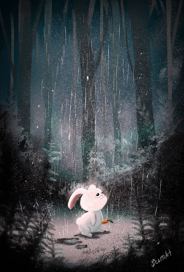 Rabbit Rain-001 by shino098 on DeviantArt