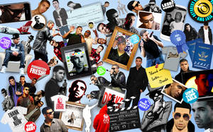 Drake Mixed Media Collage