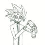 Doodles: Yami and a Parrot