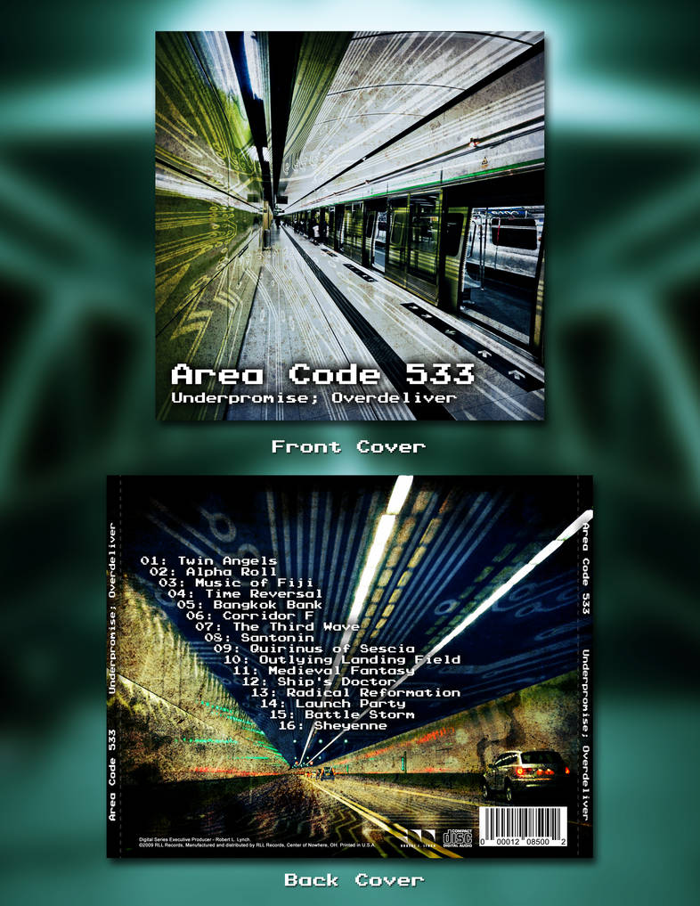 Area Code 533 - CD Cover by robertllynch on DeviantArt