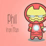 Phil as Iron Man