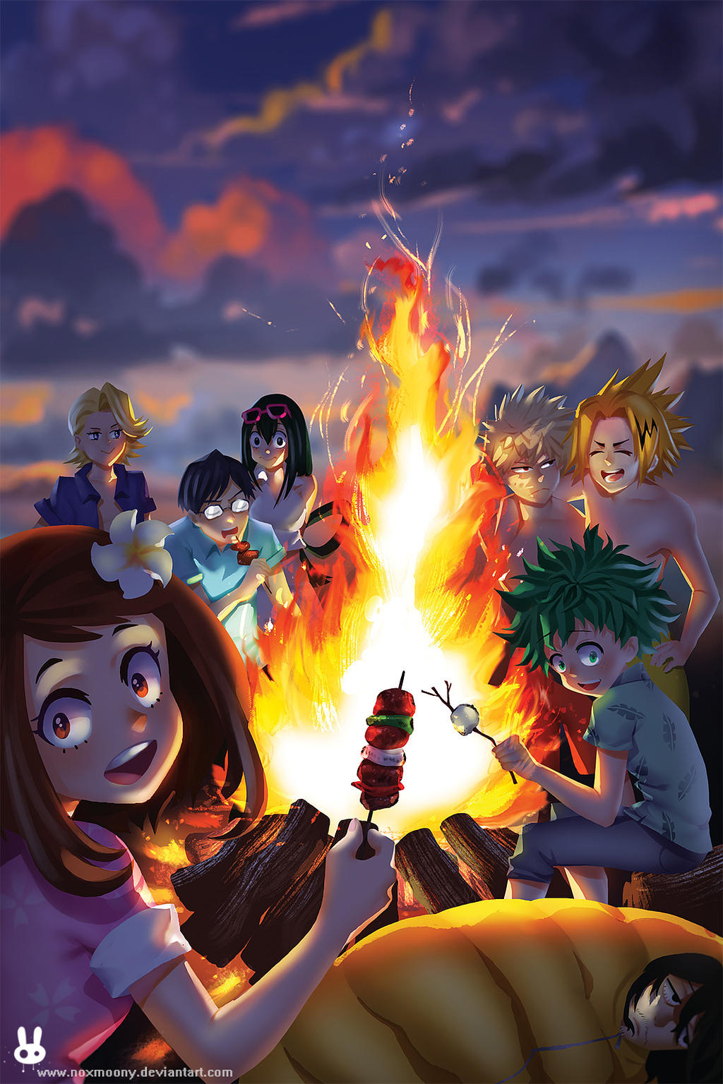 BNHA: Campfire BBQ