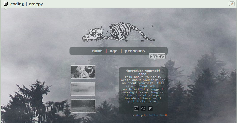 Creepy | F2U Custom Box Code by eqqiis on DeviantArt
