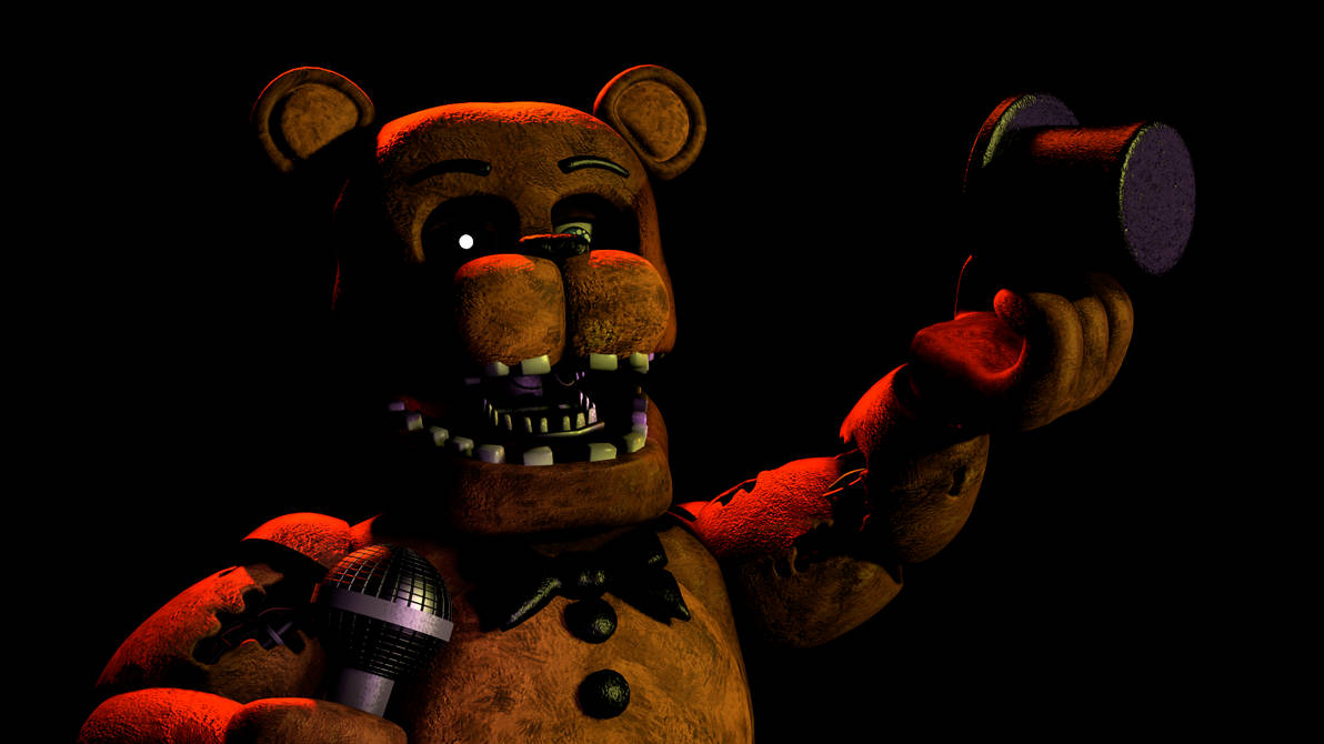drew withered freddy from the fnaf 2 teaser (refrence on next slide) :  r/fivenightsatfreddys
