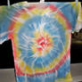 Spray painted psychedelic T-Shirt