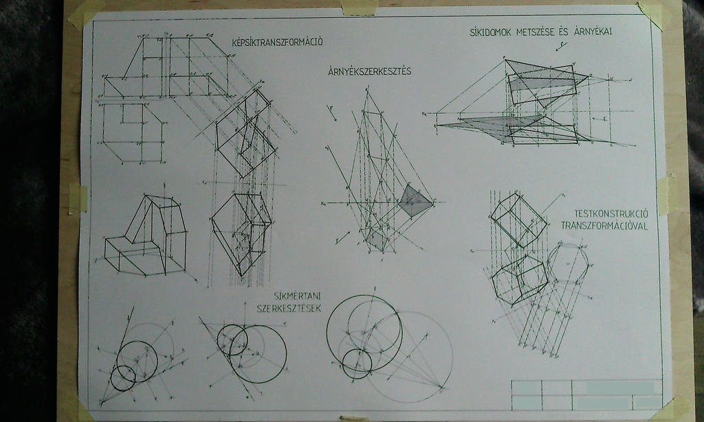 Descriptive geometry 1