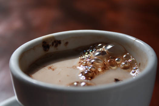 Una taza de chocolate