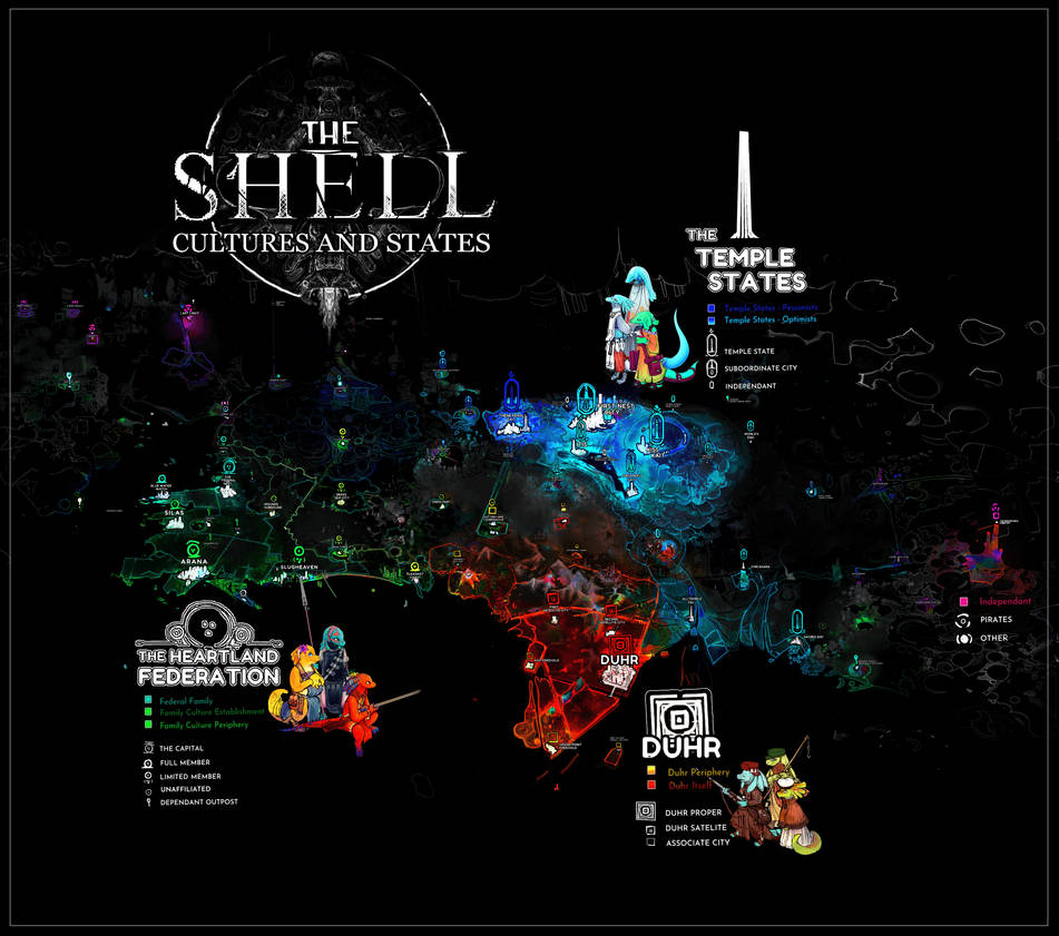 The Shell: cultures and states by caba111 on DeviantArt