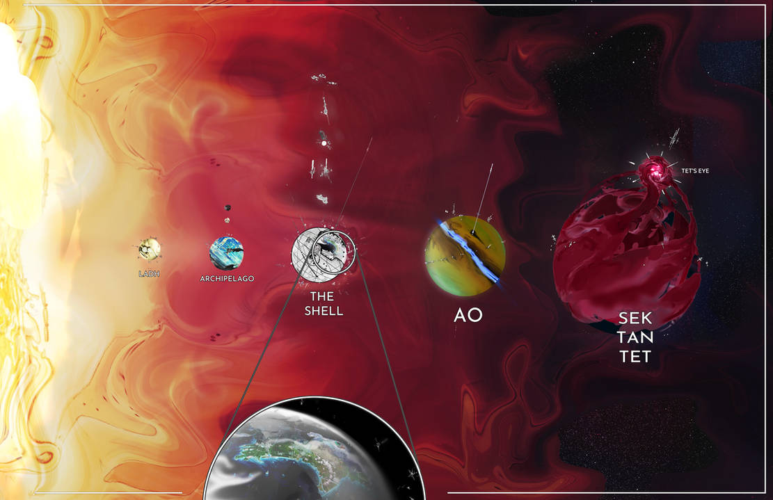 Shell Planets shell solar system by caba111 on DeviantArt
