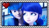 Luka x Marinette Stamp by ShizukanaMono