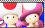 Toad x Toadette Stamp