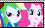 Rainbow Dash x Pinkie Pie Stamp