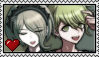 Kirumi x Rantaro Stamp by ShizukanaMono