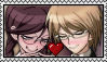 Toko x Byakuya Stamp by ShizukanaMono