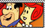 Fred Flintstone x Wilma Flintstone Stamp