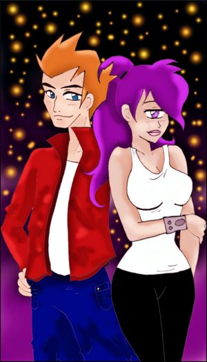 Fry and Leela by pizet