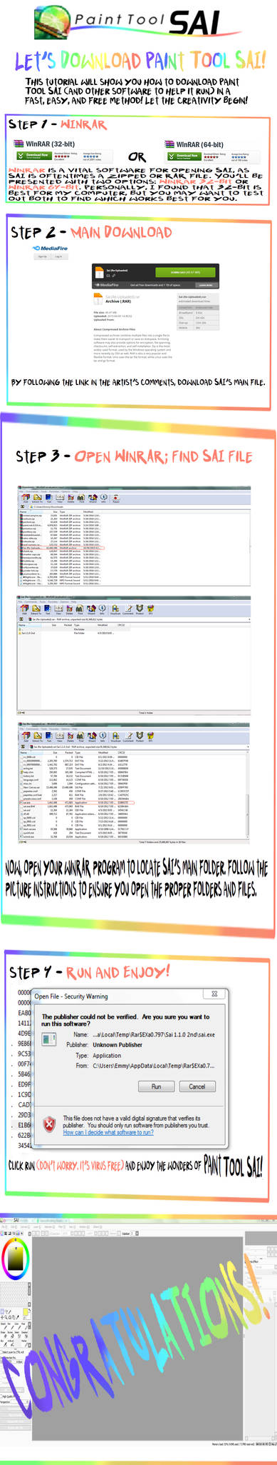 LET'S DOWNLOAD PAINT TOOL SAI! (Tutorial)