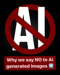 NO to AI generated images