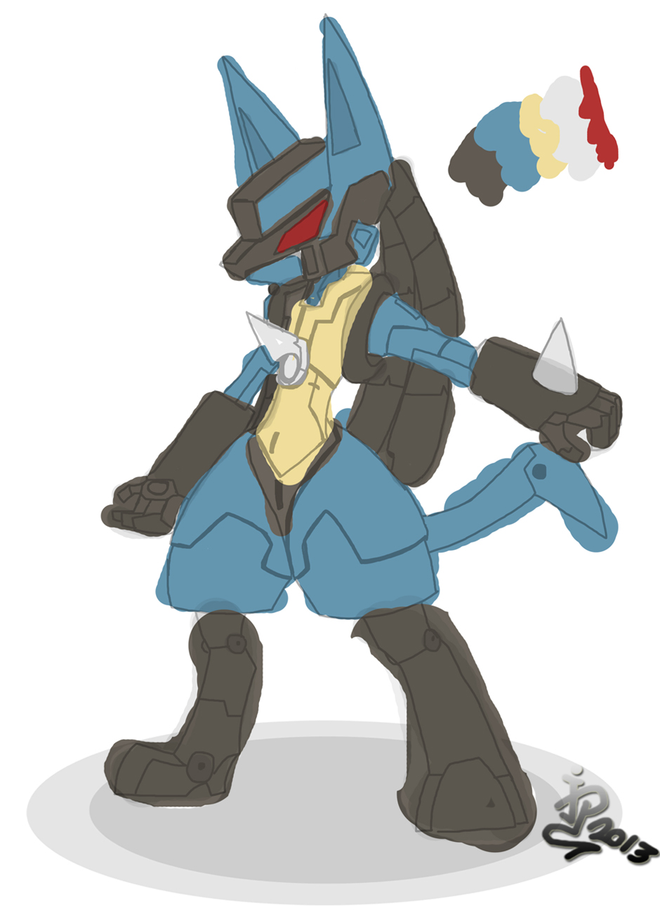 Cyber Lucario (Base Color)