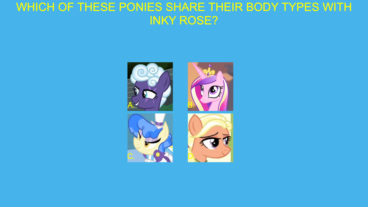 Which share their body types with Inky Rose? by Jaredking779 on DeviantArt