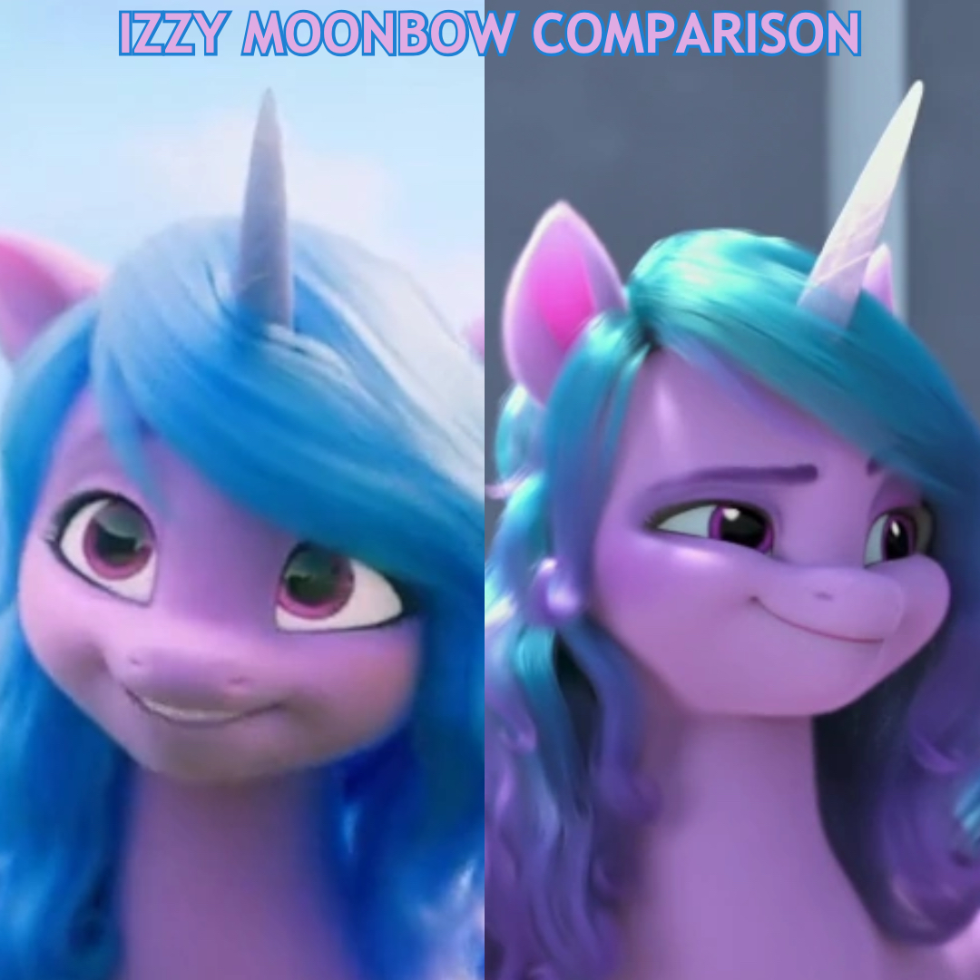 Mlp Comparisons MLP G5 - Izzy Moonbow Comparison by Jaredking779 on DeviantArt