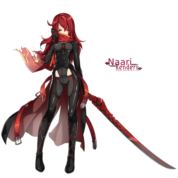 Elsword - Elesis - Dark Knight Render