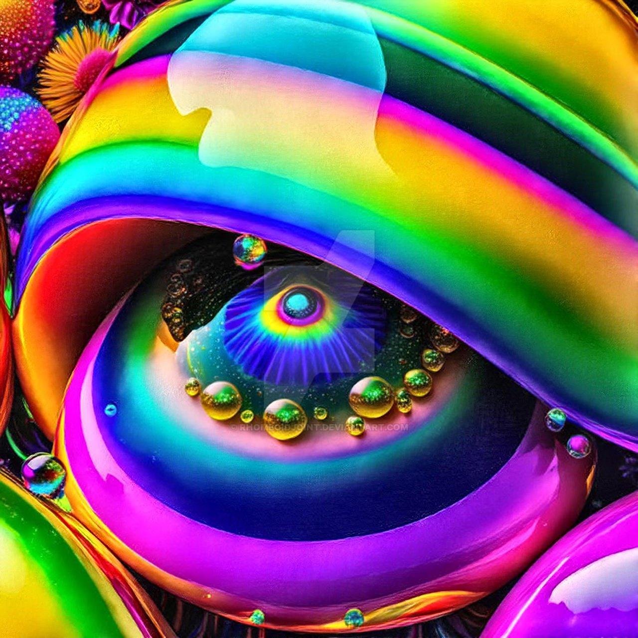 Rainbow Heliocentrism by RhomboidJoint on DeviantArt