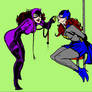 Catwoman and Batgirl - Laughing Gas