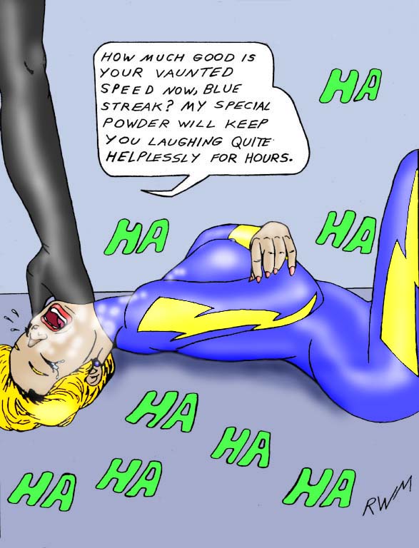 Blue Streak - Laughing Gas Superheroine