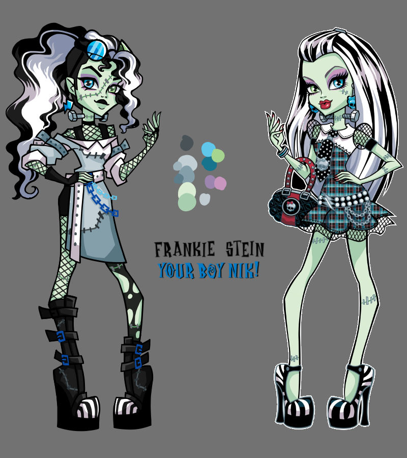 Monster High Redesign: Frankie Stein by Chesshire-Code on DeviantArt
