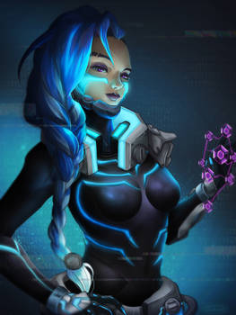 Cyberspace Sombra - Overwatch