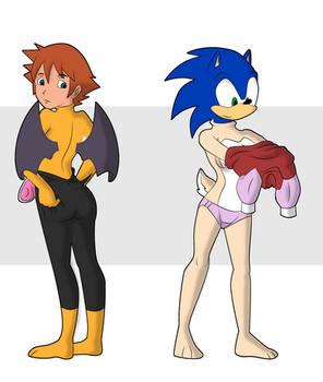 Chris and Sonic to Roge and Vanilla 4