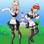 Rosalina and Daisy maid suit  3