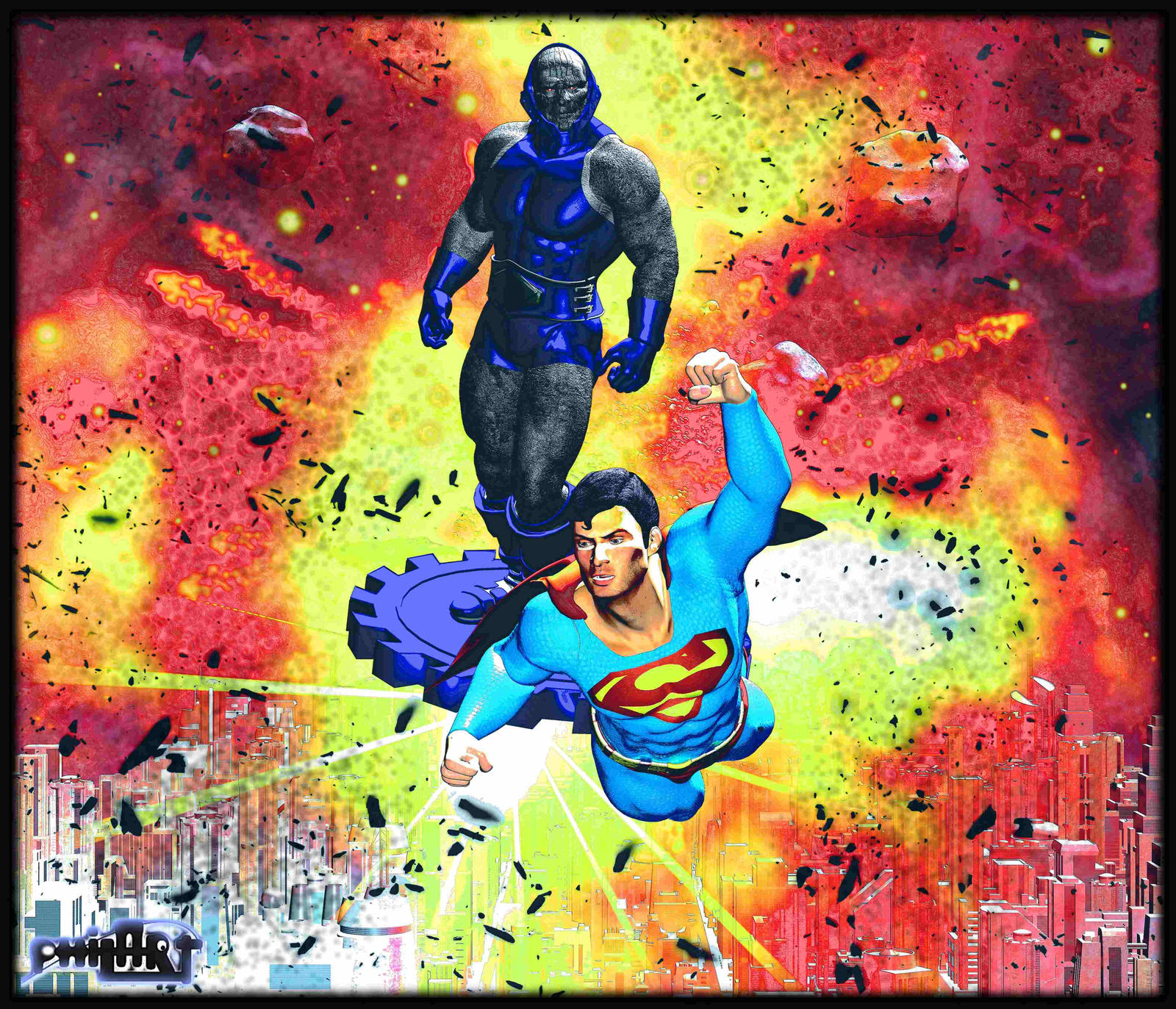 DarkSeid Vs Superman By Philart666 On DeviantArt darkseid-vs-superman-by-philart666-on-deviantart