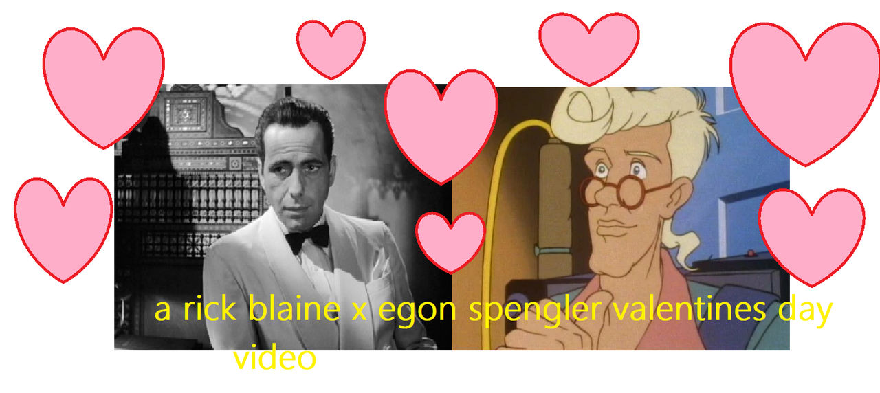 Rick X Egon Valentines Day Logo by cartoonworld2022 on DeviantArt