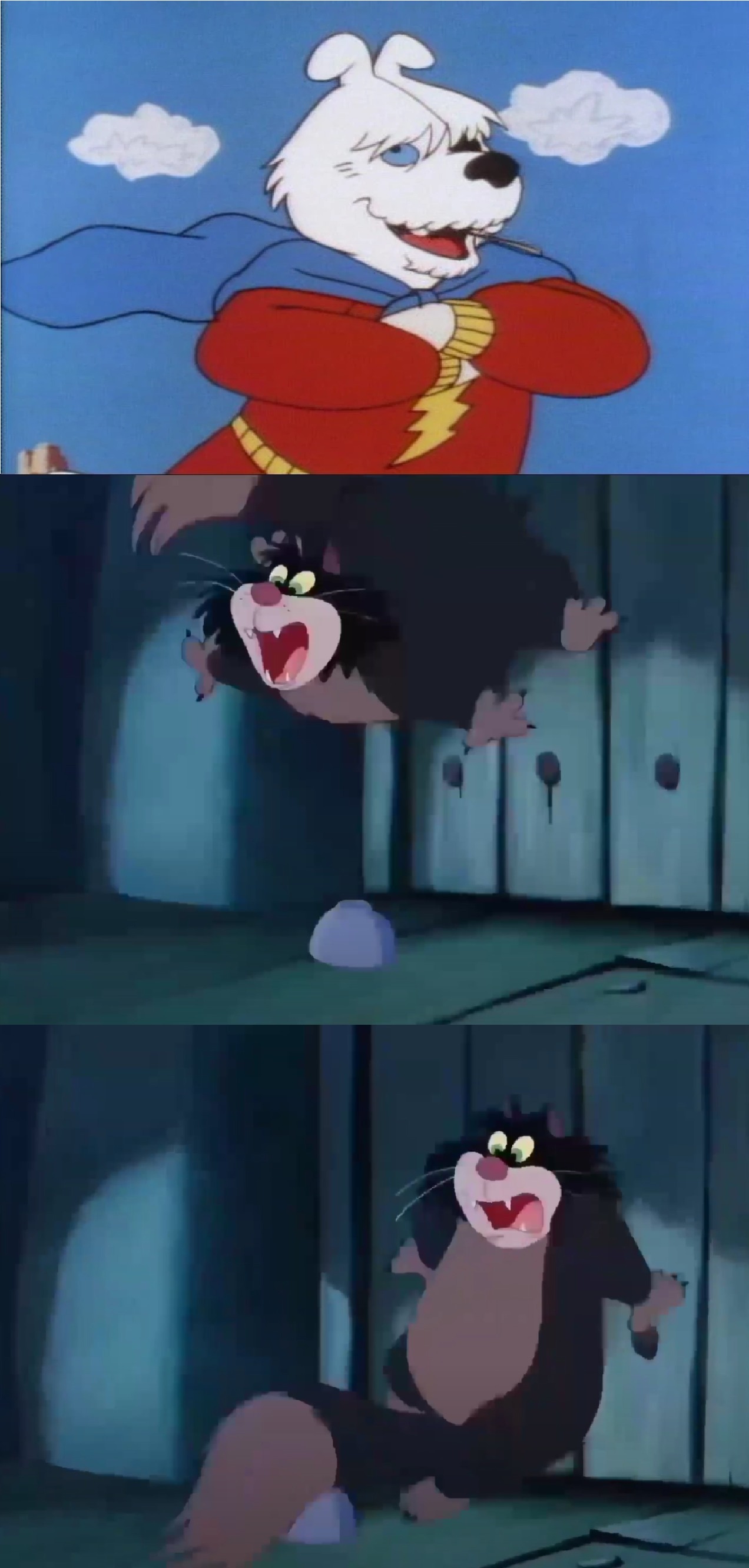 Dopey Dog frightens Lucifer by cartoonworld2022 on DeviantArt Dopey Dog frightens Lucifer by cartoonworld2022 on DeviantArt